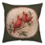 Cardinal Couple 18x18 Spun Poly Pillow