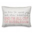 I'm Here to Spark Joy and Chew Bubblegum 14x20 Spun Poly Pillow