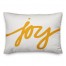 Joy Yellow Script 14x20 Spun Poly Pillow