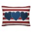 Heart Patches 14x20 Spun Poly Pillow