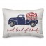 Sweet Land of Liberty Vintage Truck 14x20 Spun Poly Pillow