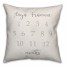 Simple Gray 18x18 Personalized Spun Poly Pillow