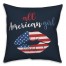All American Girl 18x18 Spun Poly Pillow