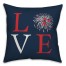 Firework Love 18x18 Spun Poly Pillow