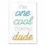 One Cool Little Dude 12x18 Canvas Wall Art