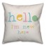 Hello I'm New Here 16x16 Spun Poly Pillow
