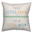 This Little Child is a Little Wild 16x16 Spun Poly Pillow