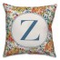 Wildflower Monogram Pillow