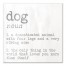 Dog Noun 12x12 Canvas Wall Art