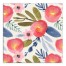 Blush Floral Pattern 16x16 Canvas Wall Art