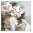 Neutral Painted Blooms 24x24 Canvas Wall Art