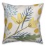 Yellow Botanicals 18x18 Spun Poly Pillow