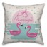 Let's Flamingle 18x18 Indoor / Outdoor Pillow