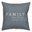 Family Where Life Begins 18x18 Spun Poly Pillow