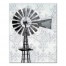Distressed Windmill Canvas Wall Art