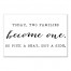 Pick a seat, not a side 12x18 Canvas Wall Art