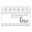 May this home never run out of love 12x18 Canvas Wall Art