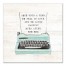 Love story typewriter Canvas Wall Art