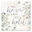 To have and to hold Canvas Wall Art