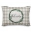 Welcome Wreath Pillow