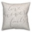 Love never fails Pillow