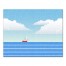 Lonely Sailboat 16x20 Canvas Wall Art