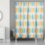 Surfboard Pattern 71x74 Shower Curtain