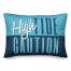 High Tide Caution 14x20 Indoor / Outdoor Pillow