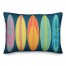 Surf Board Pattern 14x20 Spun Poly Pillow Cover