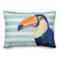 Toucan Stripes 14x20 Indoor / Outdoor Pillow