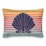 Shell with Stripes 14x20 Spun Poly Pillow Cover