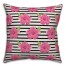 Hibiscus Stripes Pillow