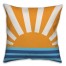 Retro Sunrise Pillow