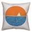 Sailboat at Sunset Pillow