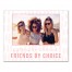 Sisters by Chance Friends by Choice 11x14 Personalized Canvas Wall Art