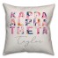 Bright Florals - Kappa Alpha Theta 18x18 Personalized Spun Poly Pillow