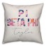 Bright Florals - Pi Beta Phi 18x18 Personalized Spun Poly Pillow