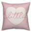 Little Script Heart 18x18 Spun Poly Pillow