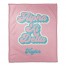 Retro Script - Alpha Xi Delta 50x60 Personalized Coral Fleece Blanket