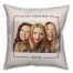 Simple Photo Border - Alpha Omicron Pi 18x18 Personalized Spun Poly Pillow
