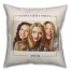 Simple Photo Border - Kappa Alpha Theta 18x18 Personalized Spun Poly Pillow
