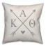 Crossed Arrows Spun Poly Pillow