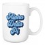 Retro Alpha Delta Pi 15 oz Personalized Mug