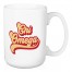 Retro Chi Omega 15 oz Personalized Mug