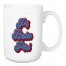 Retro Pi Beta Phi 15 oz Personalized Mug