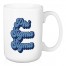 Retro Phi Sigma Sigma 15 oz Personalized Mug