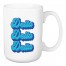 Retro Delta Delta Delta 15 oz Personalized Mug