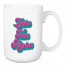 Retro Zeta Tau Alpha 15 oz Personalized Mug
