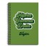 Retro Alpha Gamma Delta 6x8 Personalized Ruled Spiral Notebook