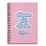 Retro Alpha Xi Delta 6x8 Personalized Ruled Spiral Notebook